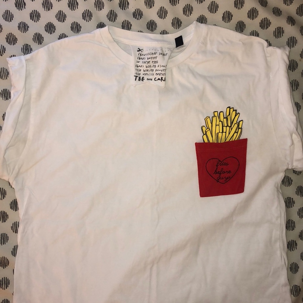 Fries Before Guys tee